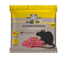 Зерновая приманка от мышей и крыс, 100г Nadzor/50 NASA367